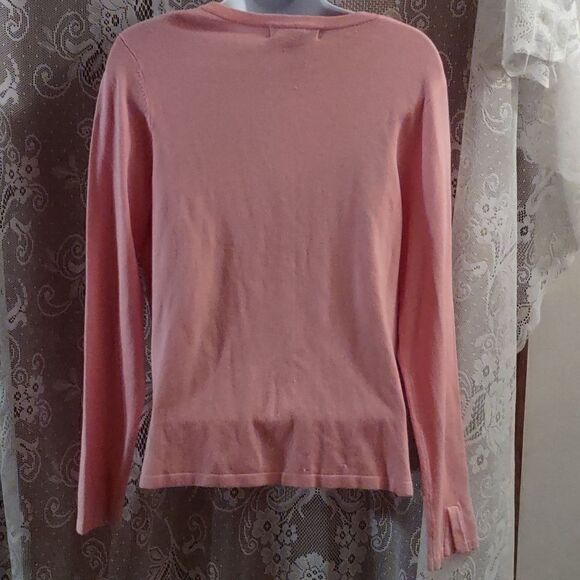 New with tags Apostrophe Women's S classic pink cardigan lightweight super soft - Picture 4 of 10